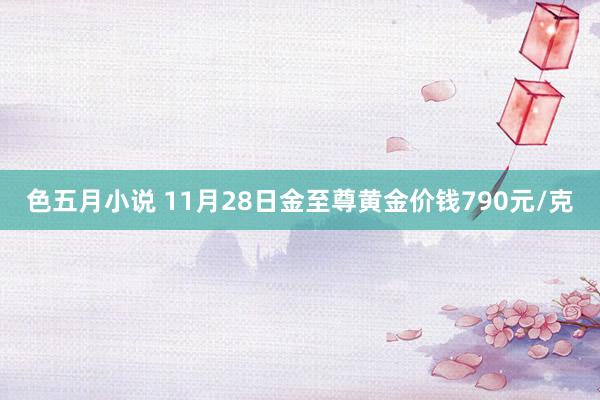 色五月小说 11月28日金至尊黄金价钱790元/克