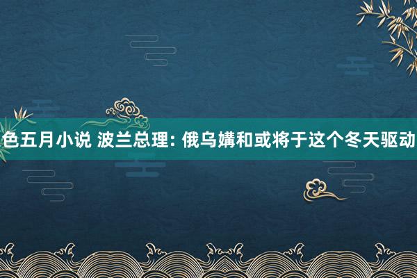 色五月小说 波兰总理: 俄乌媾和或将于这个冬天驱动