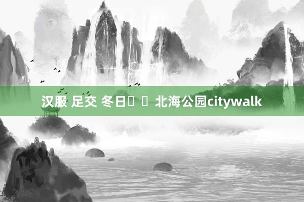 汉服 足交 冬日❄️北海公园citywalk