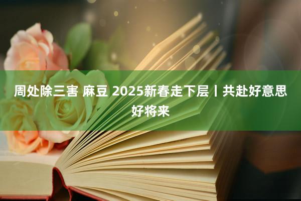 周处除三害 麻豆 2025新春走下层丨共赴好意思好将来