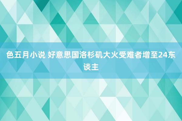 色五月小说 好意思国洛杉矶大火受难者增至24东谈主