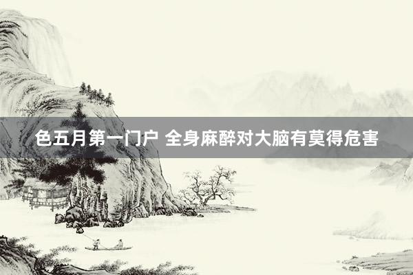 色五月第一门户 全身麻醉对大脑有莫得危害